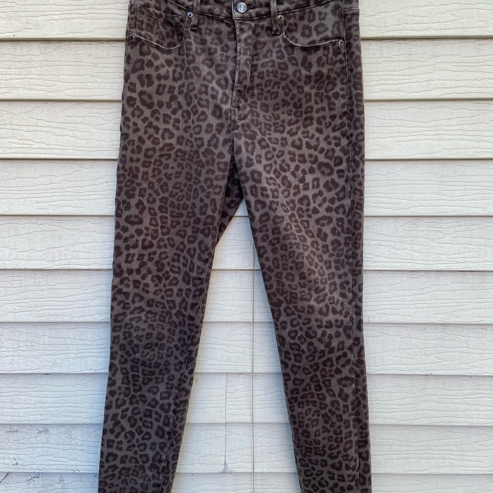 Good American Good Legs Grey Skinny Jeans Stretchy Fit